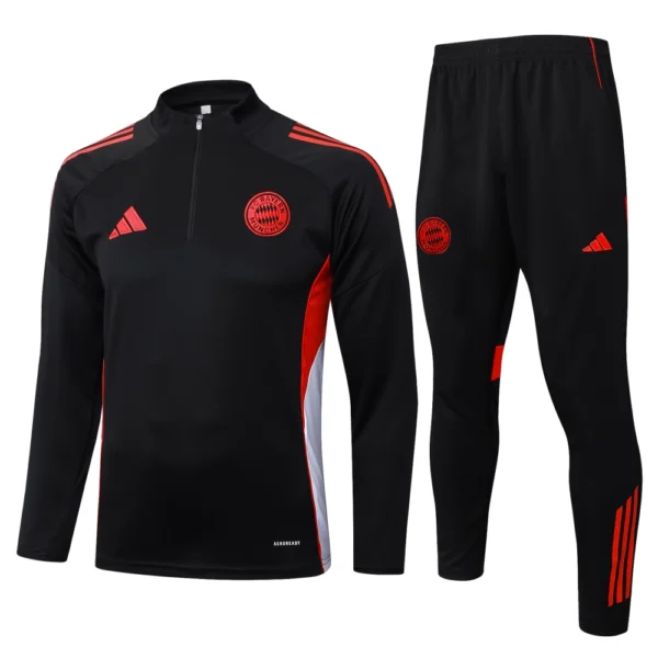Bayern Munich Training Kit (Sweatshirt+Pants) Black 2025-26