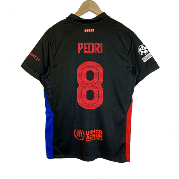 2425 Barcelona Away Jersey Football Jersey Short Sleeved No.8 PEDRI Soccer Jersey Football Shirts Black