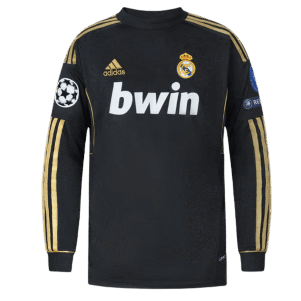 11/12 Real Madrid Long Sleeve Away Retro Jersey